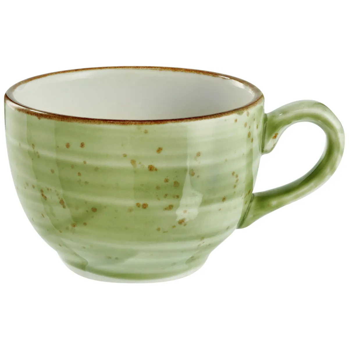 6x VEGA Tazza cappuccino Nebro; 220 ml, 8.7x6.5 cm (ØxH); verde chiaro; 6 pz. / Pacco - immagine 1