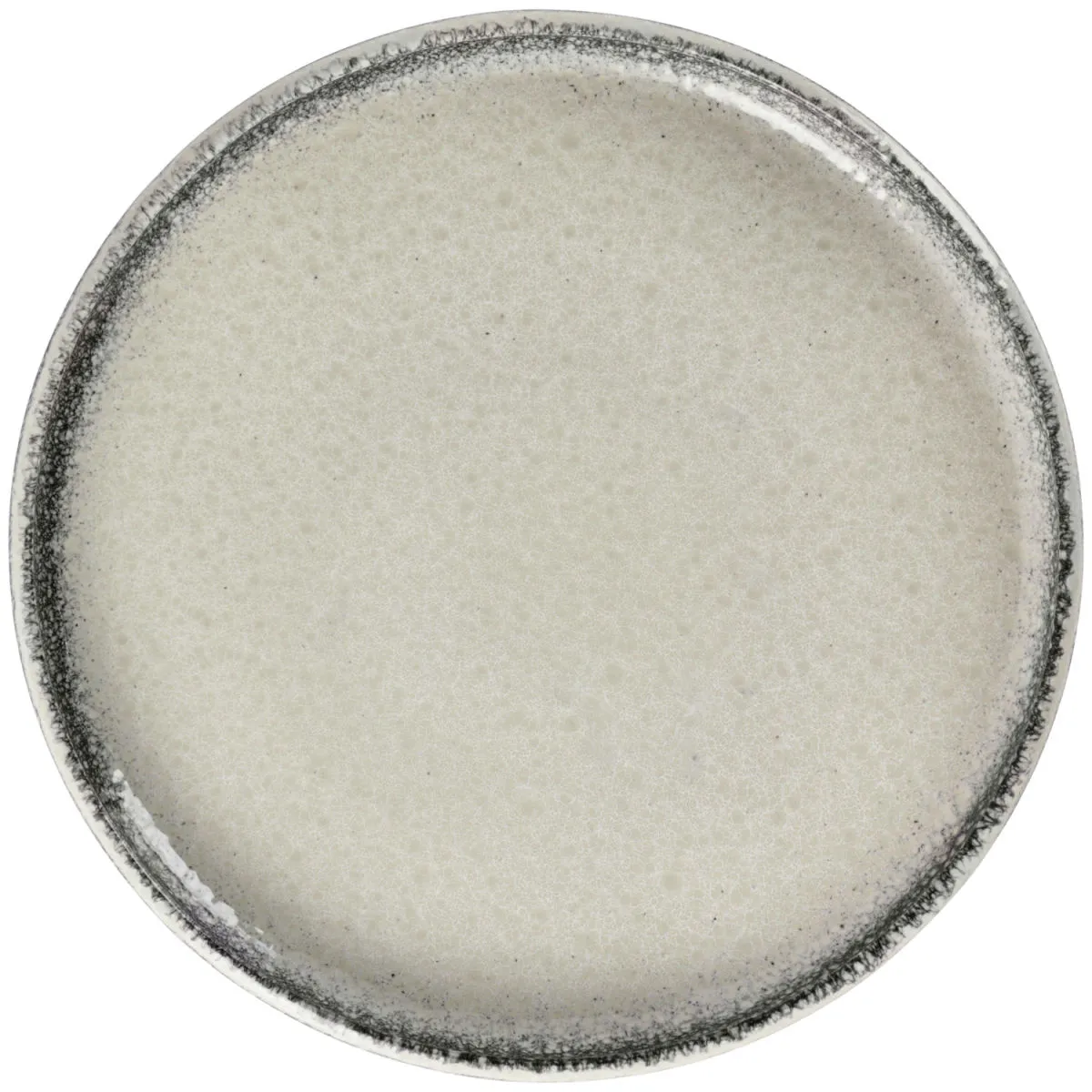 2x VEGA Piatto Nagoya piano; 33x3.5 cm (ØxH); bianco/grigio; rotonda; 2 pz. / Pacco - immagine 1