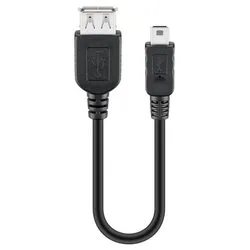 Cavo USB ICOC MUSB AF 002 Black 0,2m 95006 - immagine 1