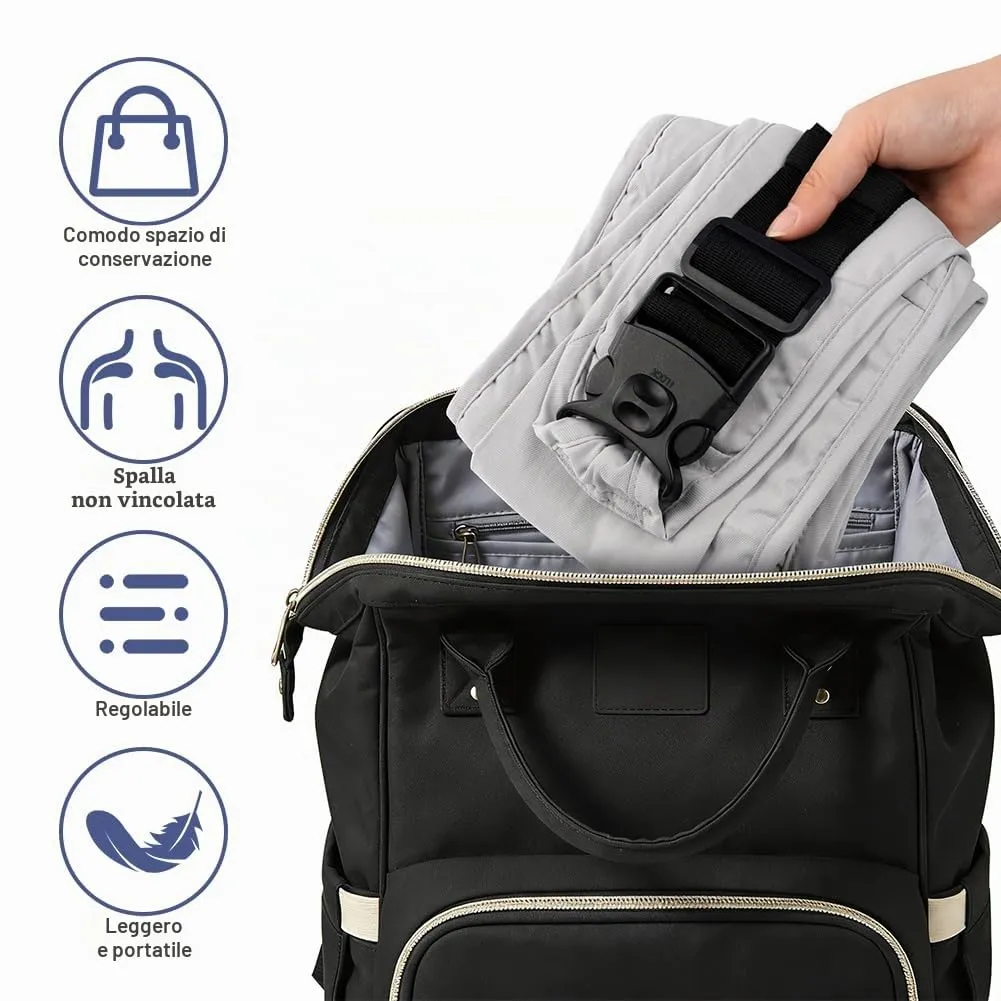 AYESY Marsupio Neonato 3-24 Mesi,Marsupio Neonato Regolabile con fibbia - immagine 6