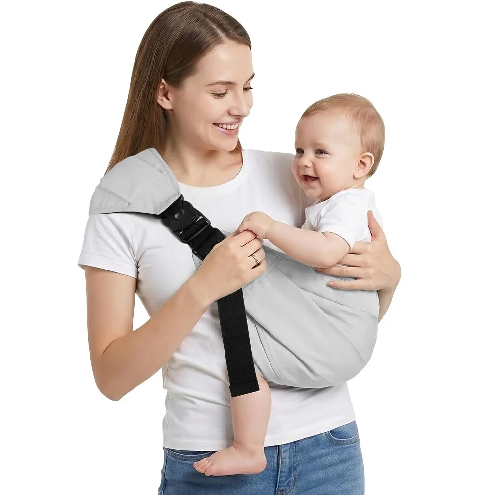 AYESY Marsupio Neonato 3-24 Mesi,Marsupio Neonato Regolabile con fibbia - immagine 8