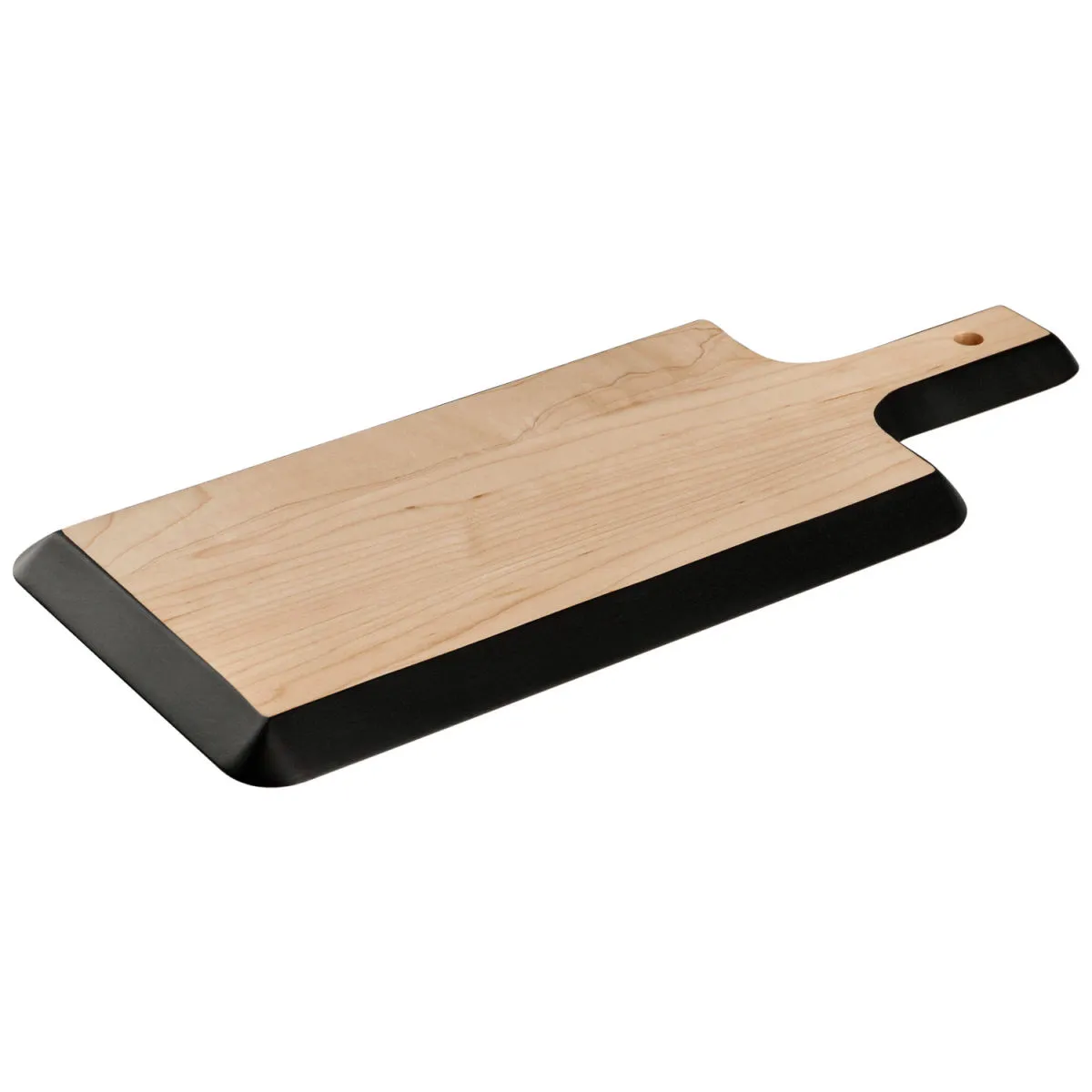 VEGA Tagliere Belbo; 44x19x1.9 cm (LxLxH); acero/nero; rettangolare - immagine 1