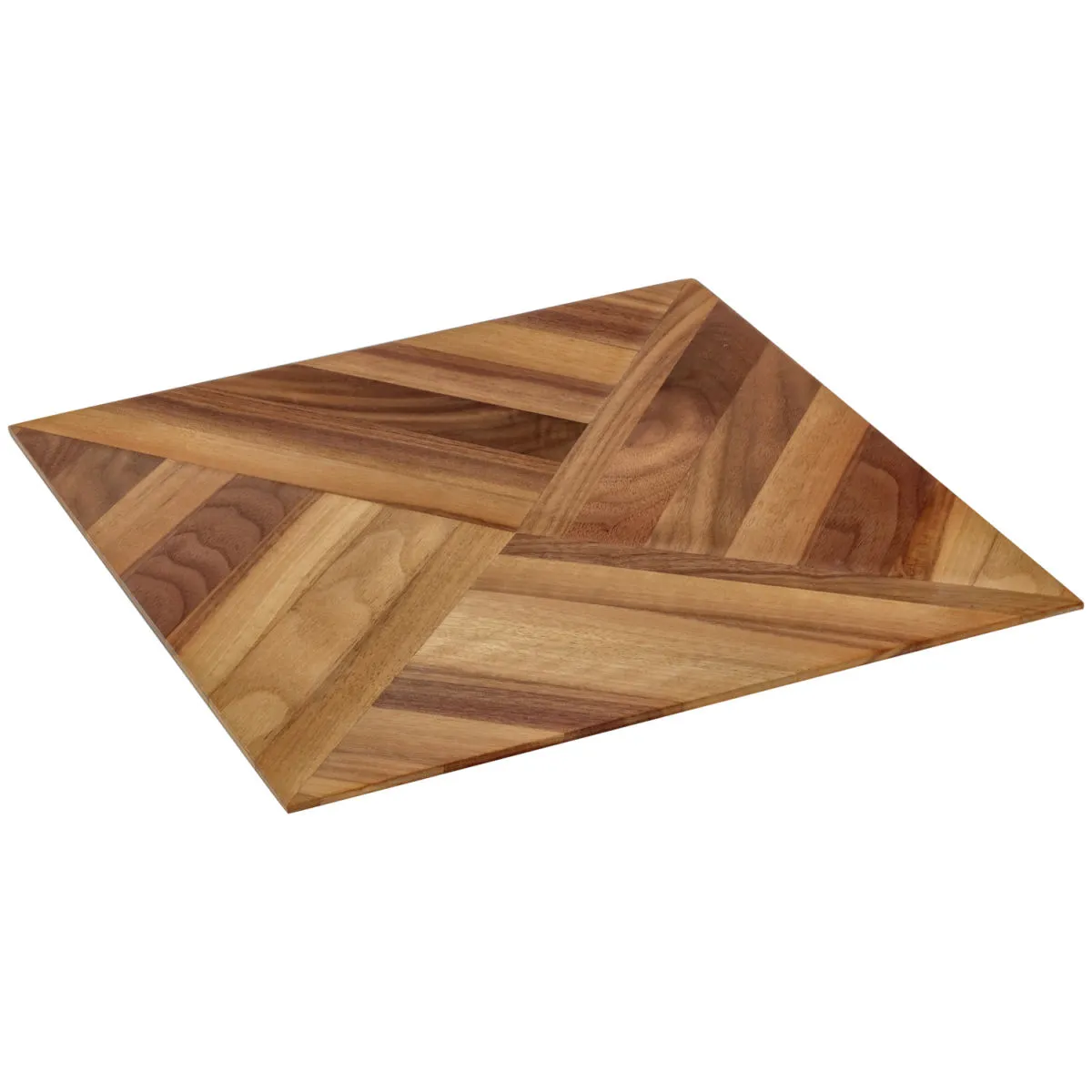 VEGA Tagliere Carbo; 28.2x28.2x1.9 cm (LxLxH); noce; conica - immagine 1