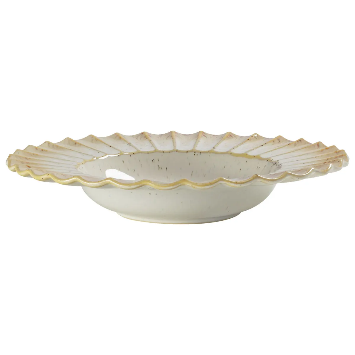 4x VEGA Piatto Flora fondo, con bordo; 300 ml, 24.3x4.6 cm (ØxH); rosa/beige; rotonda; 4 pz. / Pacco - immagine 1