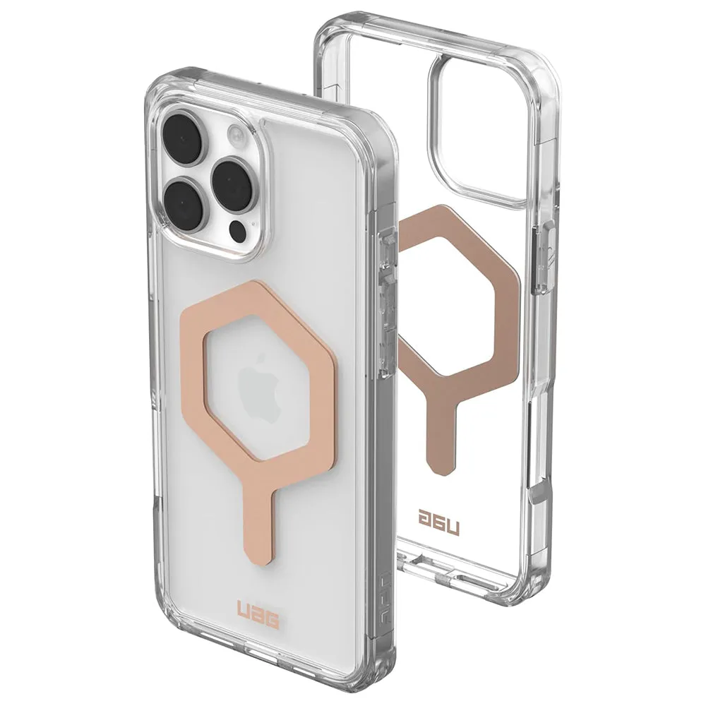 Custodia MagSafe per Apple iPhone 16 Pro Max, Urban Armor Gear, Plyo, Rosa Dorato - immagine 1