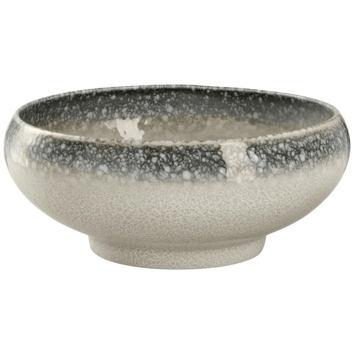 3x VEGA Ciotola Nagoya; 1600 ml, 21.5x9.3 cm (ØxH); bianco/grigio; 3 pz. / Pacco - immagine 1