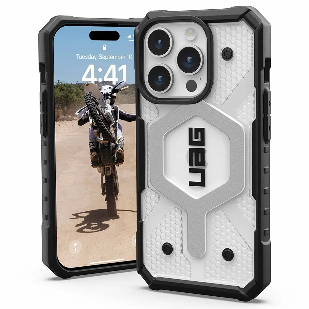 Custodia MagSafe per Apple iPhone 15 Pro, Urban Armor Gear, Pathfinder, Trasparente - immagine 1
