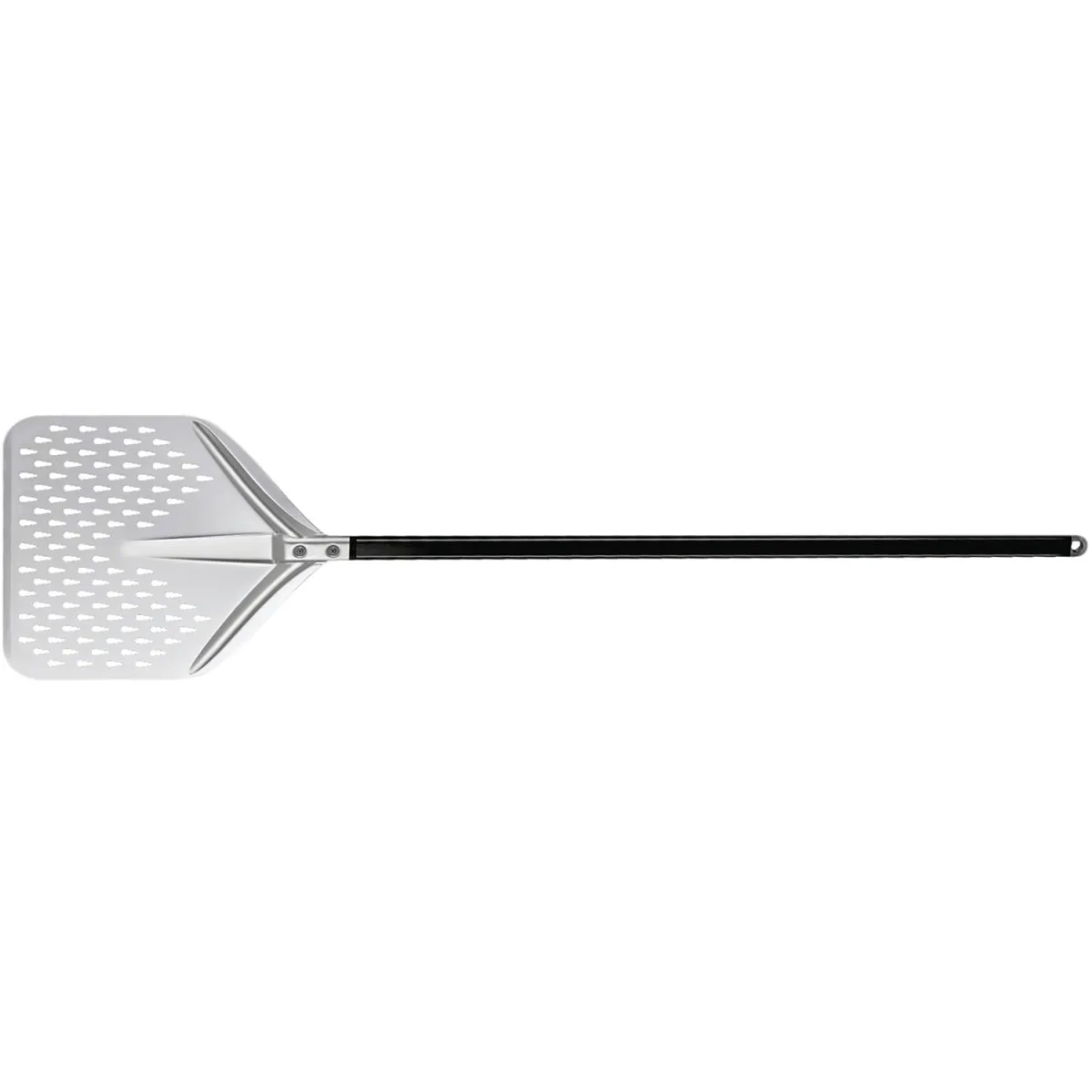 Schneider Paletta per pizza in alluminio perforato; 192.5x40x2 cm (LxLxH); nero - immagine 1