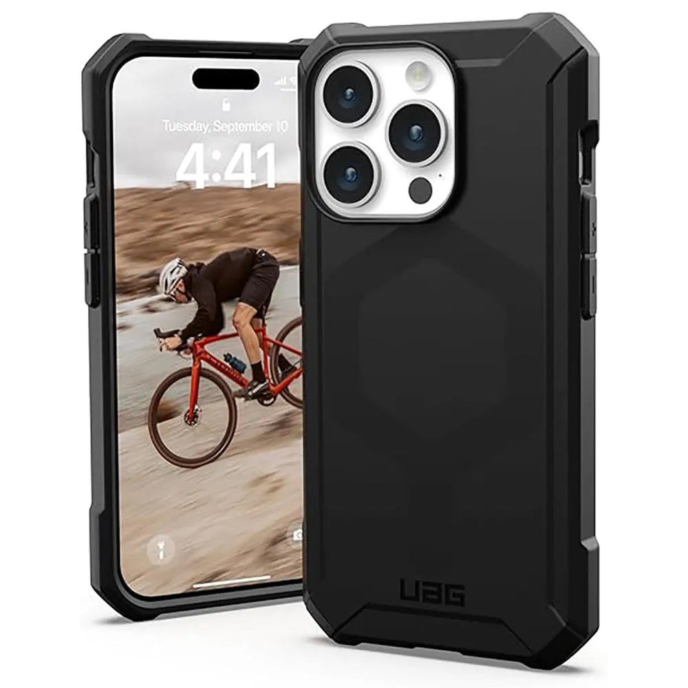 Custodia MagSafe per Apple iPhone 15 Pro, Urban Armor Gear, Essential Armor, Nera - immagine 1