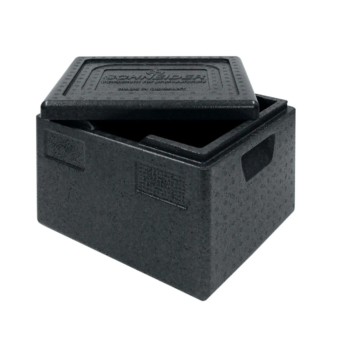 Schneider Contenitore da trasporto EPP TOP-BOX gastronorm 1/2; GN 1/2, 19000 ml, 39x33x28 cm (LxLxH); nero - immagine 1