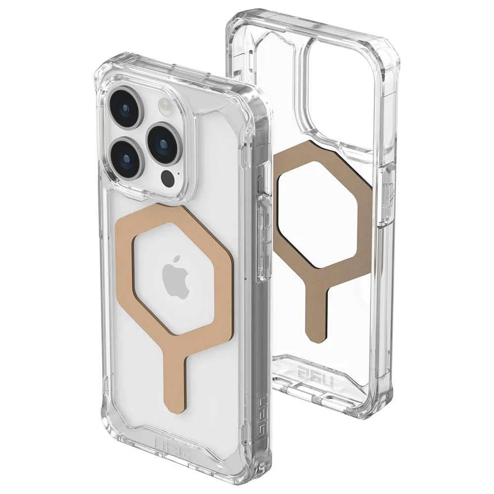Custodia MagSafe per Apple iPhone 15 Pro Max, Urban Armor Gear, Plyo, Dorata - immagine 1