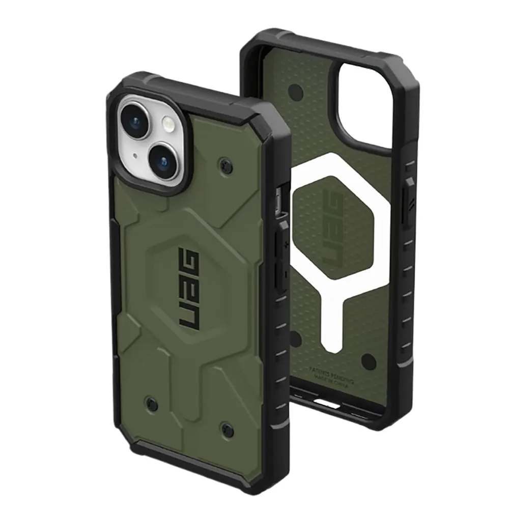 Custodia MagSafe per Apple iPhone 15 Plus, Urban Armor Gear, Pathfinder, Verde - immagine 1