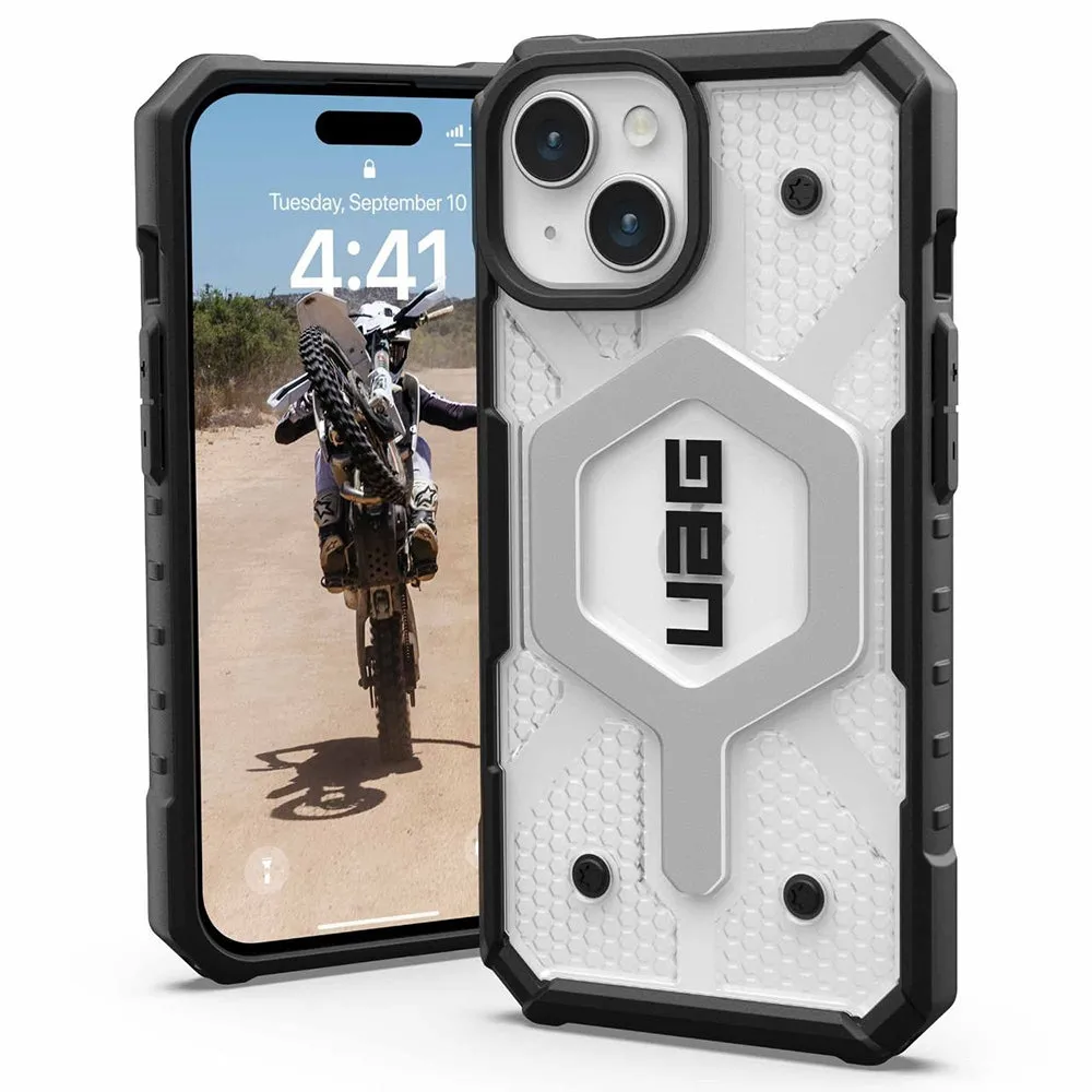 Custodia MagSafe per Apple iPhone 15 Plus, Urban Armor Gear, Pathfinder, Trasparente - immagine 1