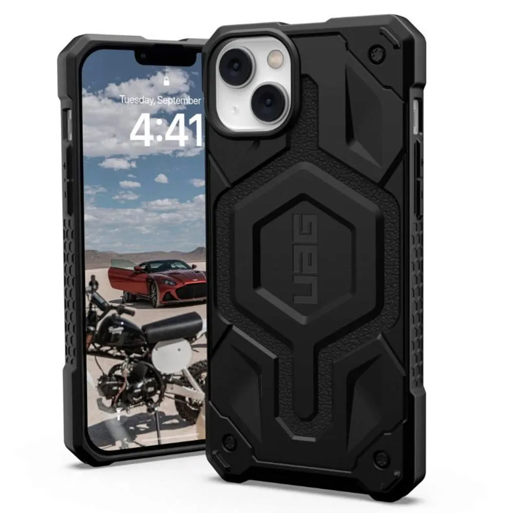 Custodia MagSafe per Apple iPhone 14 Plus, Urban Armor Gear, Monarch Pro, Nera - immagine 1