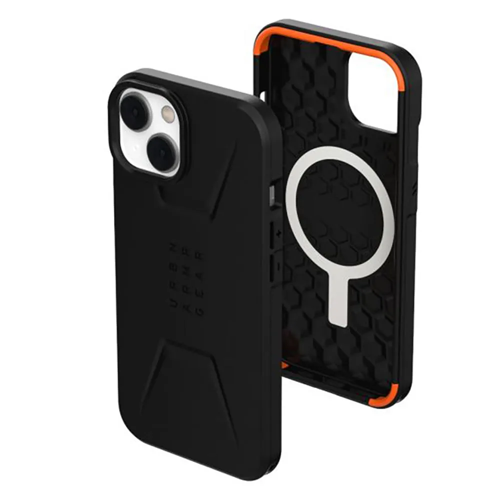 Custodia MagSafe per Apple iPhone 14 Plus, Urban Armor Gear, Civilian, Nera - immagine 1