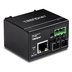 Convertitore rete 100Base FX monomodale SC Black TI F10S30 - immagine 1