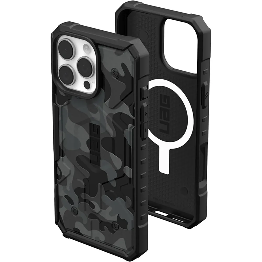Custodia MagSafe per Apple iPhone 16 Pro, Urban Armor Gear, Pathfinder SE Midnight Camo, Camouflage - immagine 1