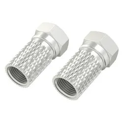 Connettore antenna Sat F Plug Silver 00205207 - immagine 1