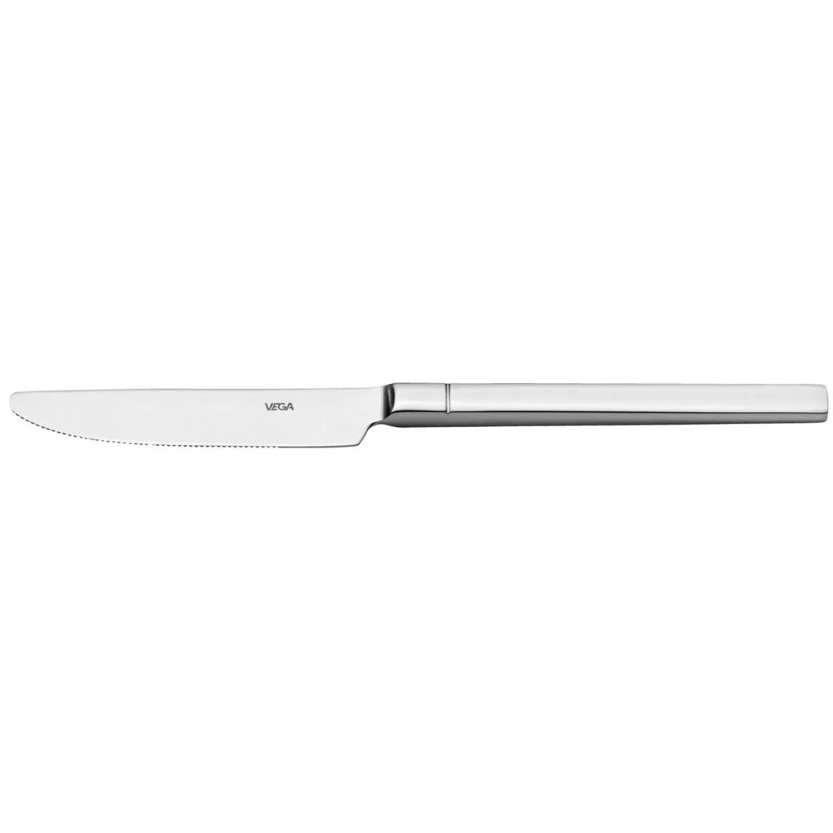12x VEGA Coltello da tavola Luano; 22.2 cm (L); argento, manico argento; 12 pz. / Pacco - immagine 1