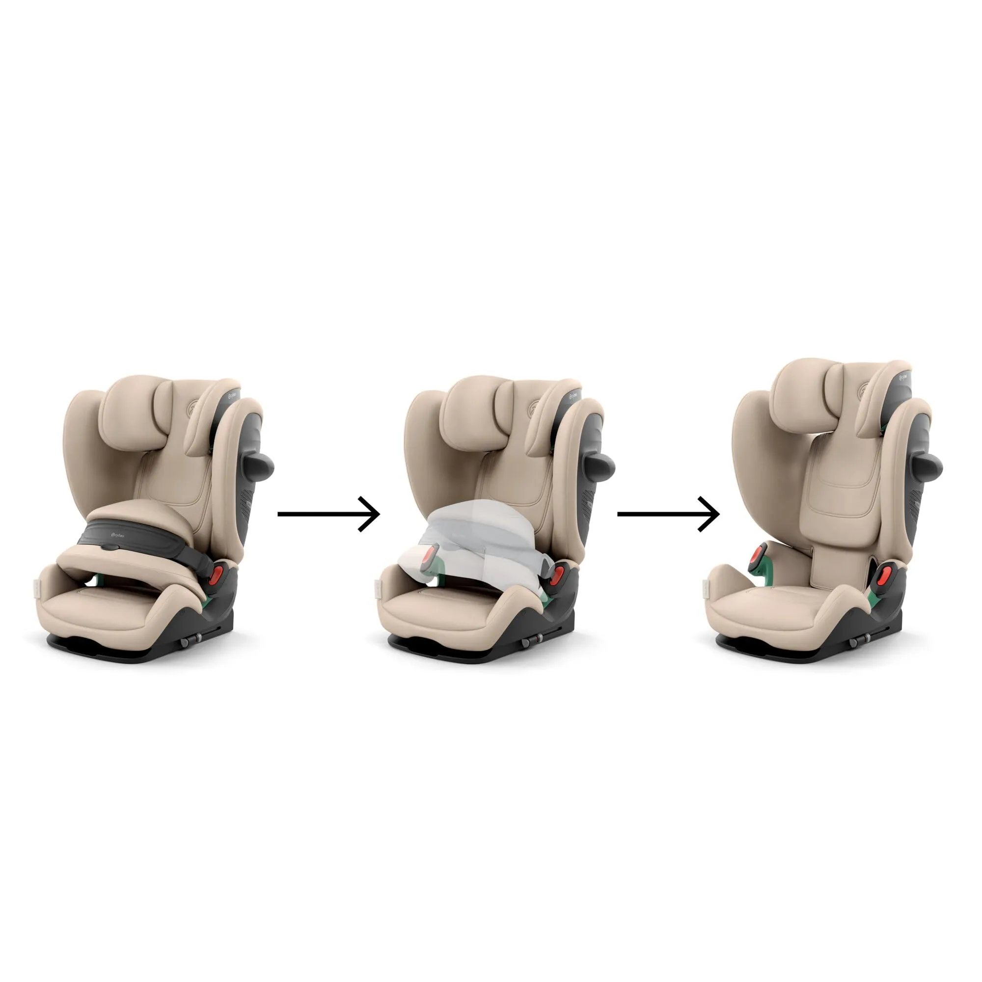 CYBEX Gold Seggiolino Auto Pallas G3 i-Size, 9-50 kg, Almond Beige - immagine 8