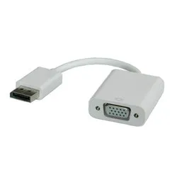 Convertitore video Displayport Maschio a Femmina Vga White RO12 03 3146 - immagine 1