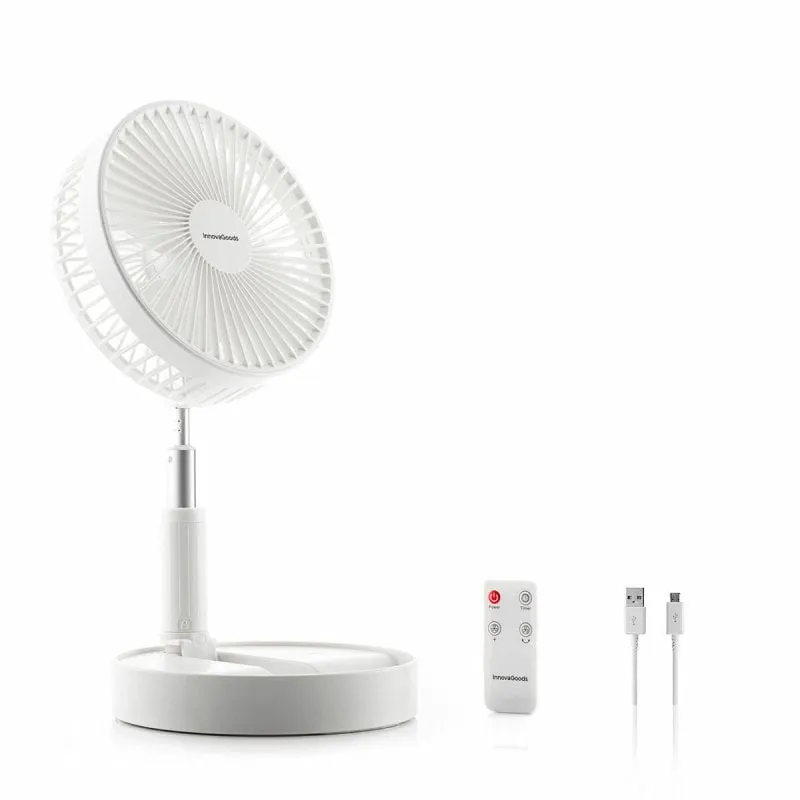 Ventola ricaricabile pieghevole Innovagoods Fandle 3 in 1 7200mAh - immagine 1