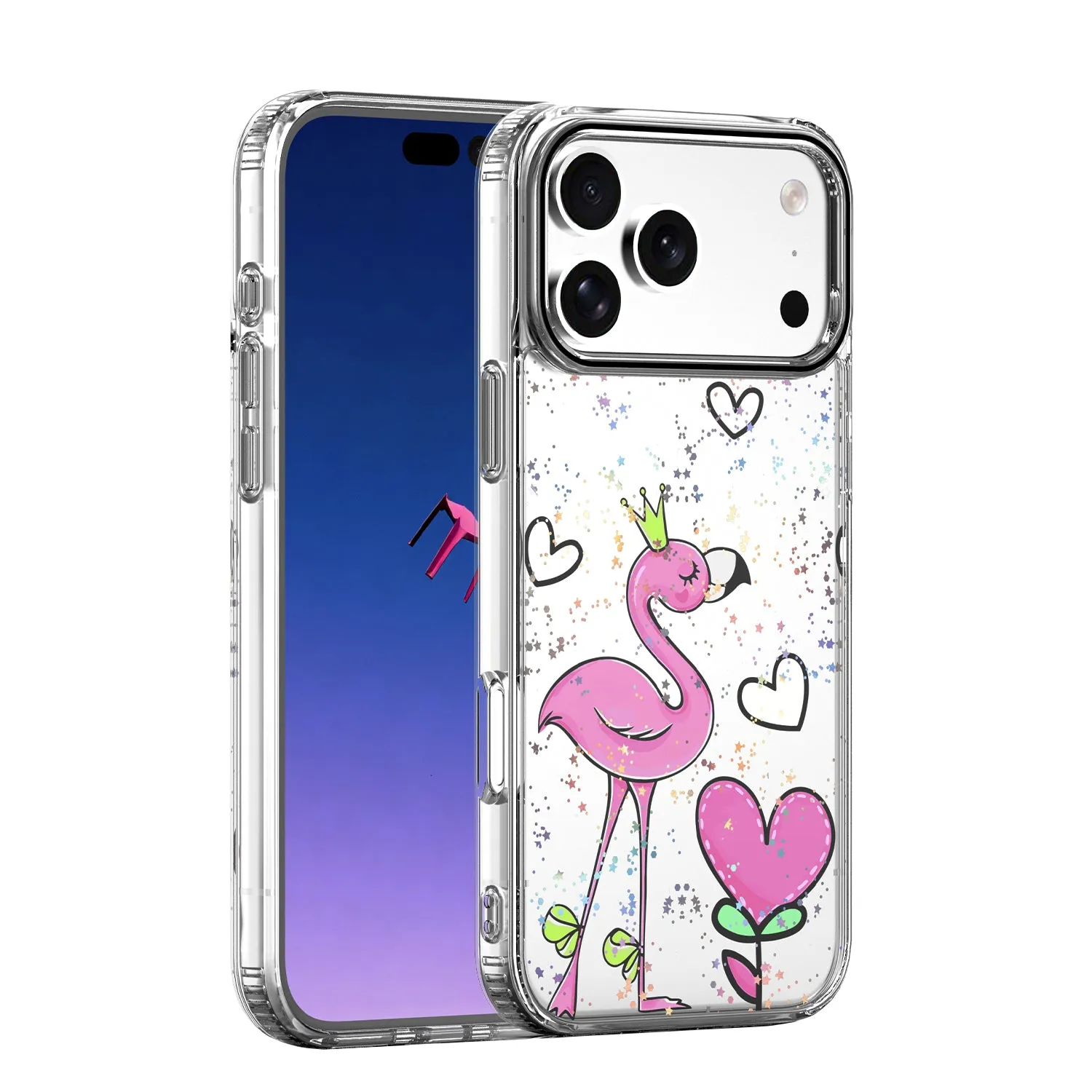 Custodia per Apple iPhone 14 / 13, OEM, Ultra Trendy Love 2, Multicolore - immagine 1