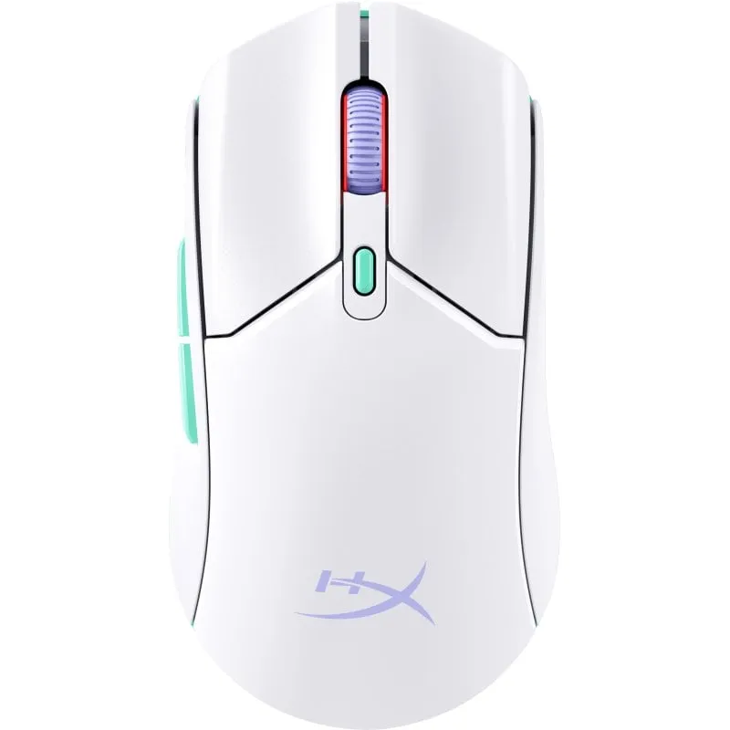 HP HyperX Pulsefire Haste 2 Core Wls - Gaming (Wht/Grn/Pur) mouse - immagine 1