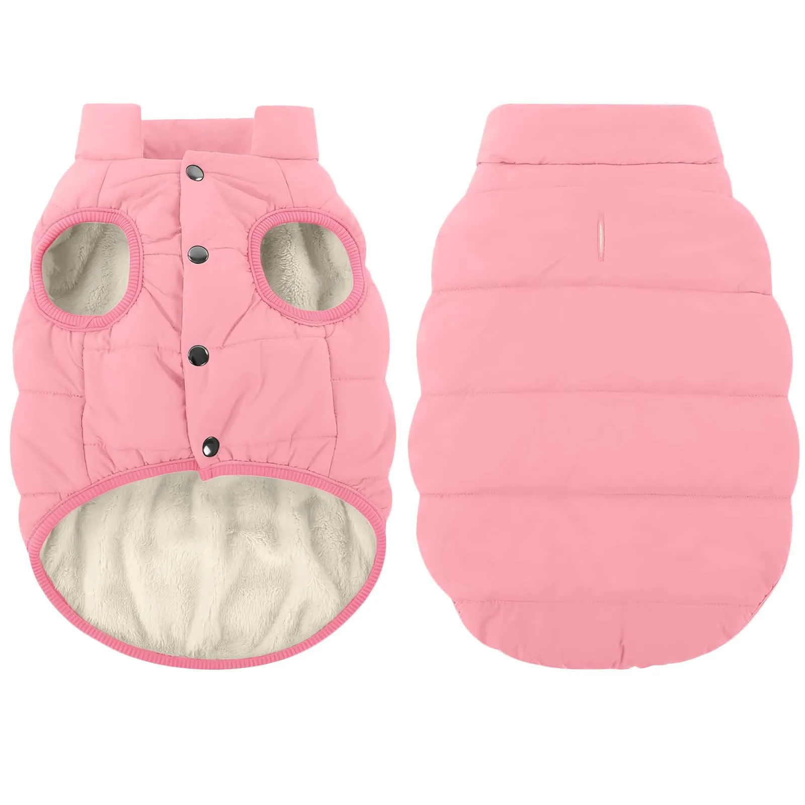 ASENKU Cappotto Inverno per Cane Taglia Piccola S, Impermeabile & Pile Artica, Bottoni Ventre e Apertura Guinzaglio, Giacca Cane Invernale per Yorkshire Bichon, Uscite Ricreative Invernali Fuori Casa - immagine 1