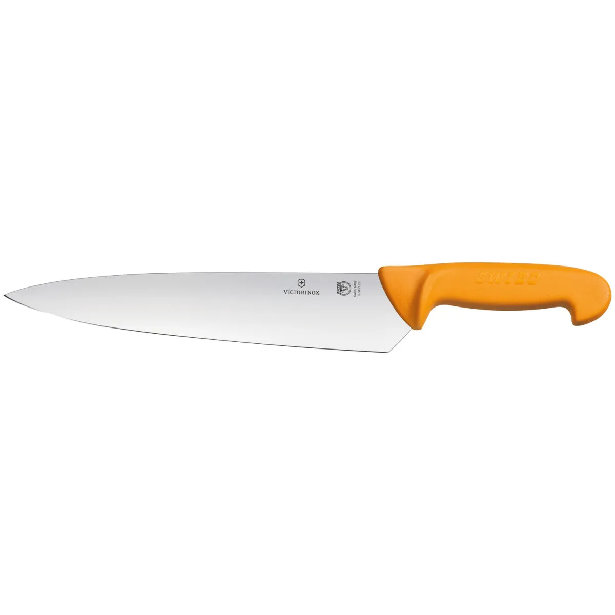 Victorinox Coltello da cucina Swibo lama dritta, manico giallo; lunghezza lama 26 cm, 40.2 cm (L); argento/arancione - immagine 1