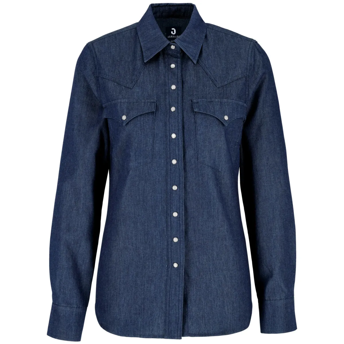 JOBELINE Camicetta da donna in jeans Ryan; Taglia 44; blu scuro - immagine 1