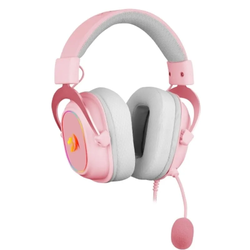 Cuffie da gioco Redragon ZEUS X RGB Virtual 7.1 Microfono USB Rosa - immagine 1
