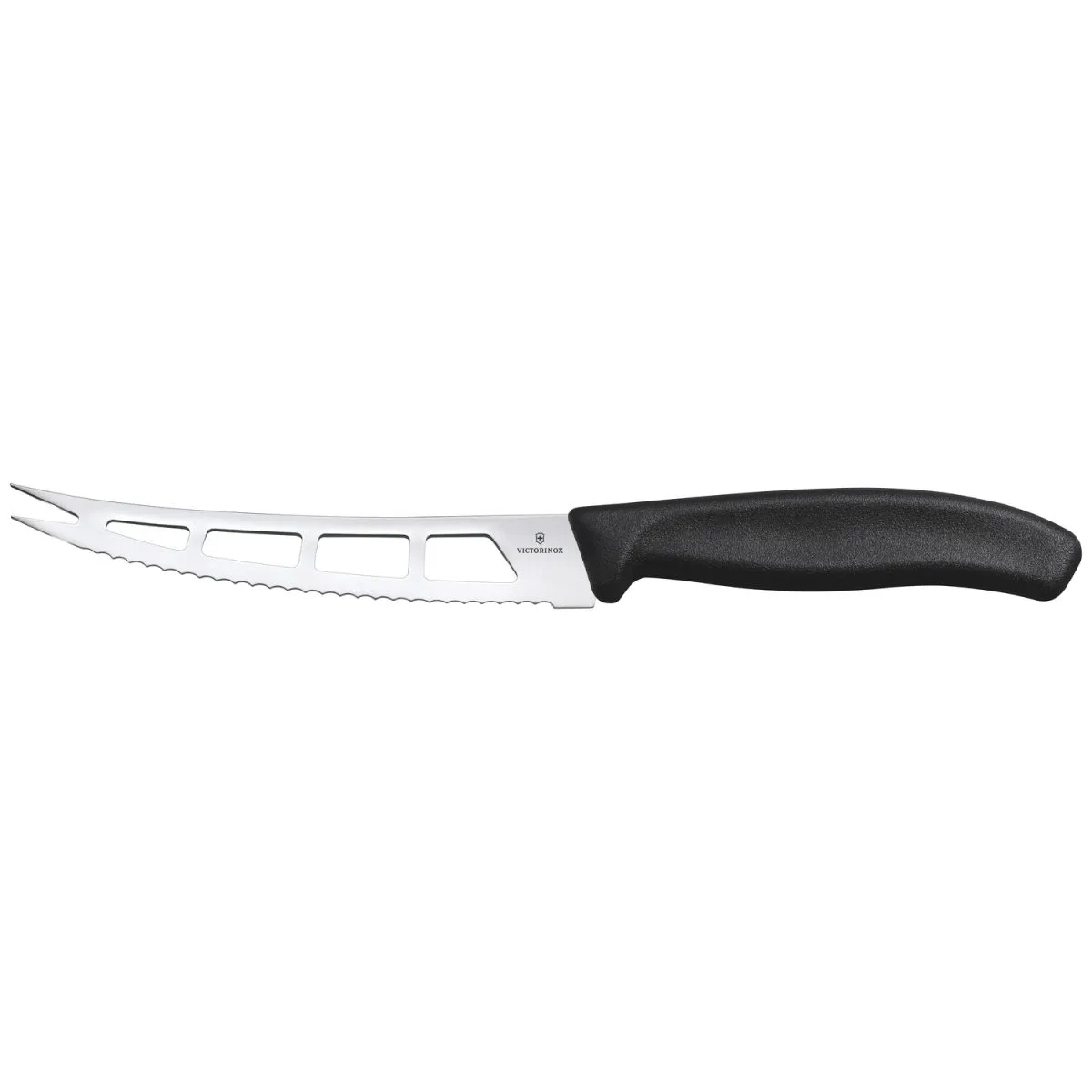 Victorinox Coltello formaggio molle Swiss Classic; lunghezza lama 13 cm, 24.6 cm (L); argento/nero - immagine 1