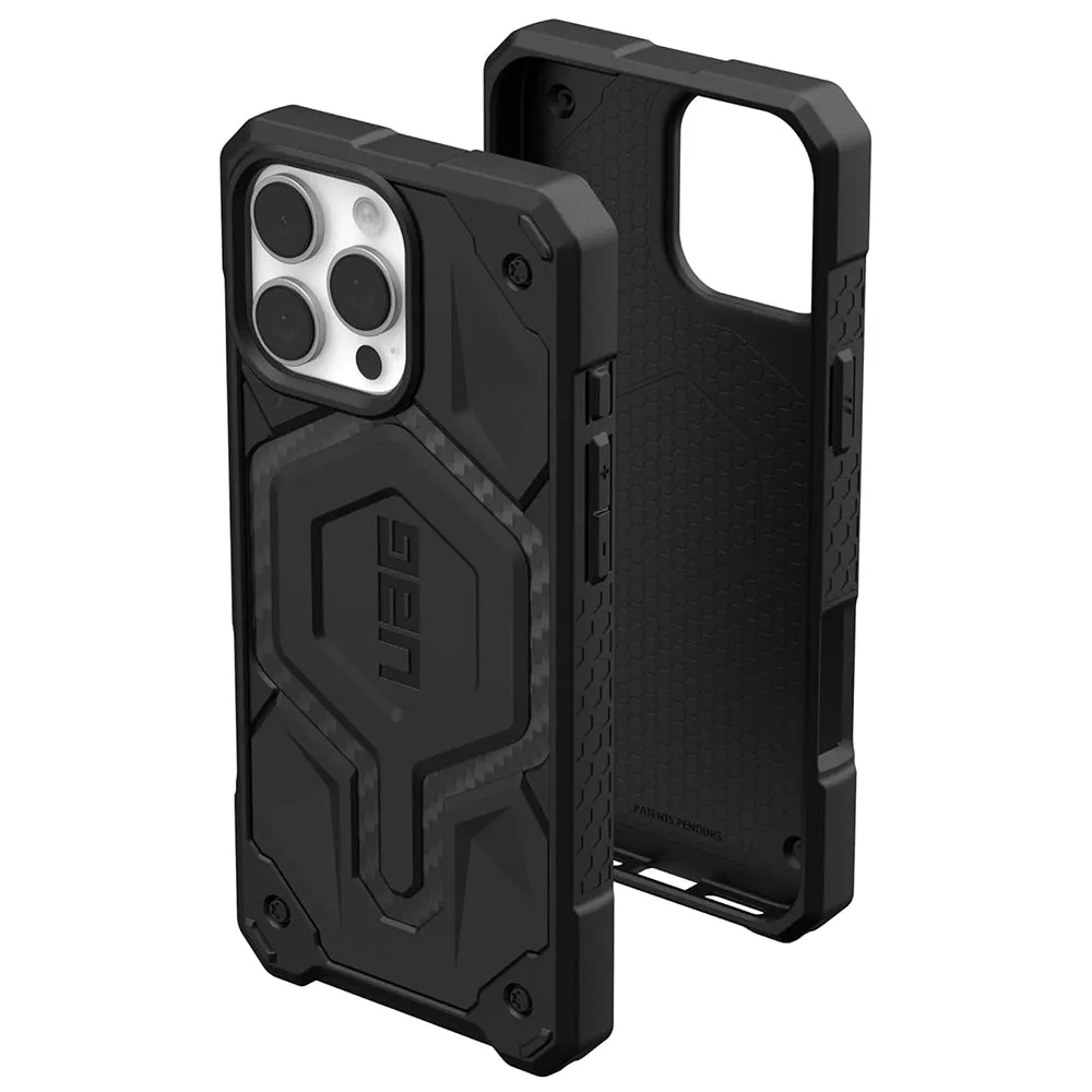 Custodia MagSafe per Apple iPhone 16 Pro Max, Urban Armor Gear, Monarch Pro Carbon, Nera - immagine 1
