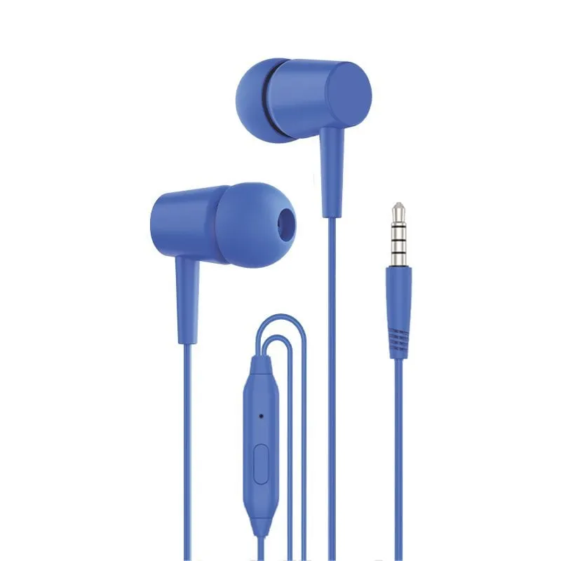 Cuffie stereo Cool Bear da 3,5 mm con microfono blu - immagine 1