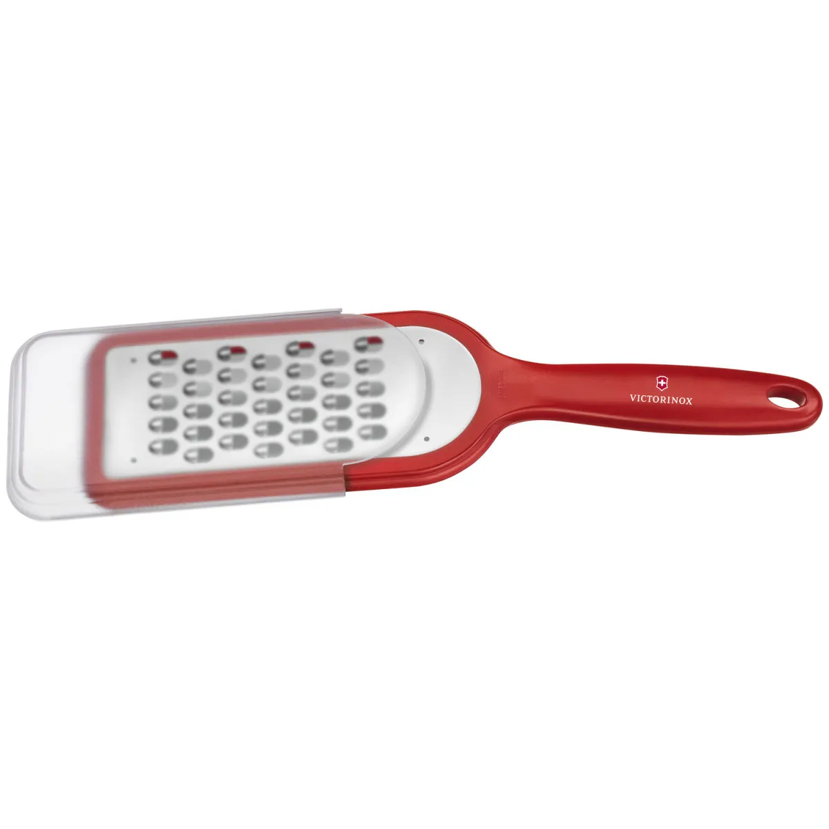 Victorinox Grattugia fori larghi; 6.7x26.2x2.7 cm (LxHxP); rosso/argento - immagine 1