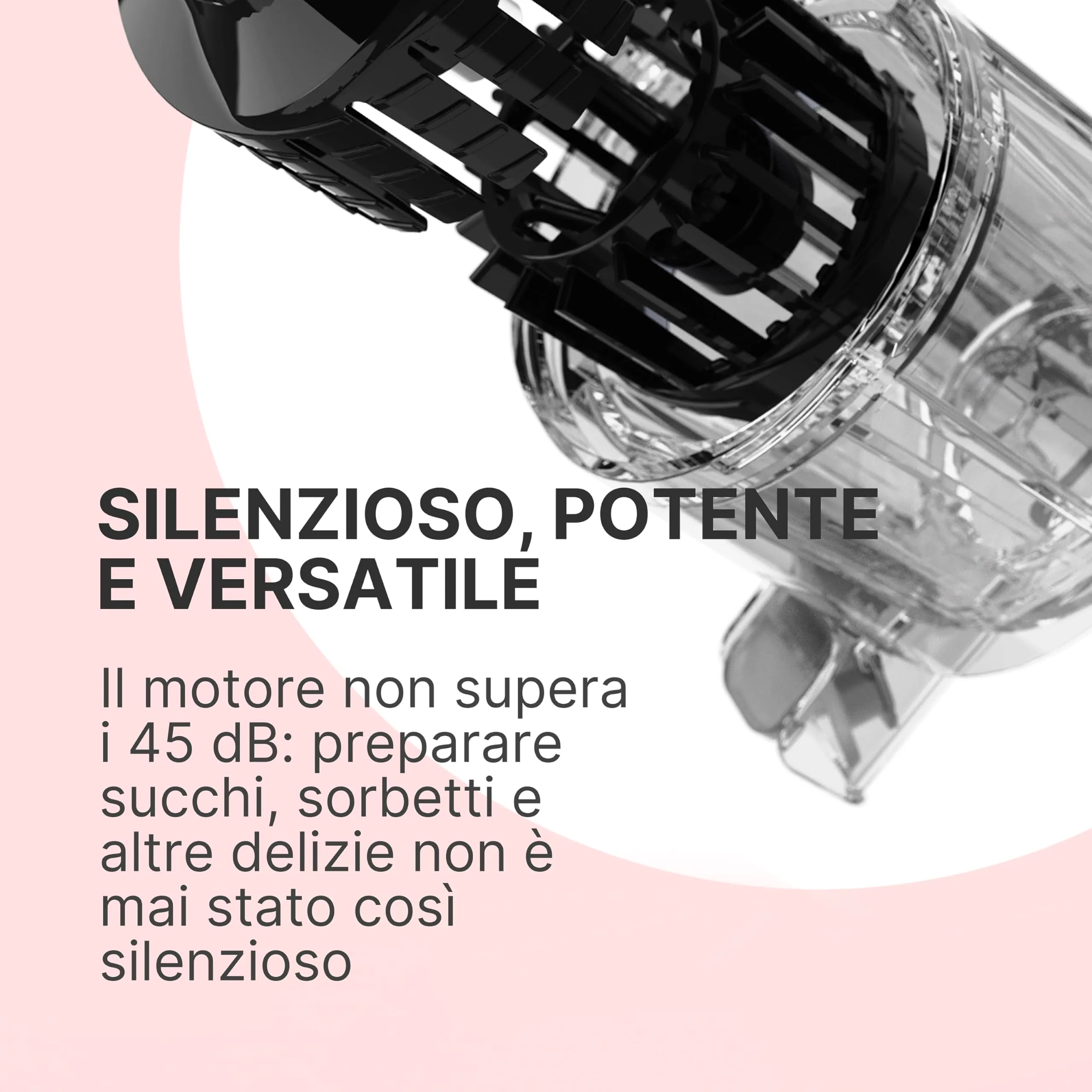HUROM | Estrattore di succhi | Estrattore per succhi di frutta e legumi | H310A | pressa a freddo | motore silenzioso | facile da pulire | design compatto | 220ml | 100 Watt | Senza BPA (Charcoal) - immagine 7