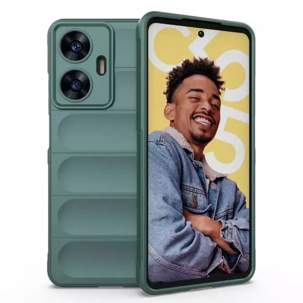 Custodia per Samsung Galaxy A07 4G A075, Techsuit, Magic Shield, Verde - immagine 1