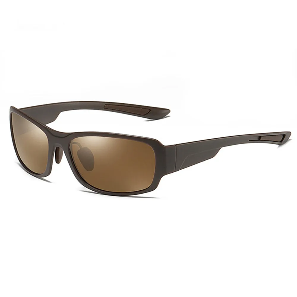 Occhiali da Sole Uomo Techsuit MM108, Polarizzati, Protezione UV, Marrone - immagine 1