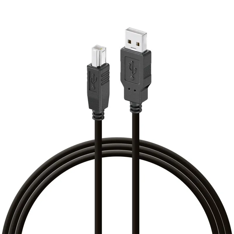 Cavo stampante PcCom Essential USB 2.0 A/B maschio/maschio 3 m Nero - immagine 1