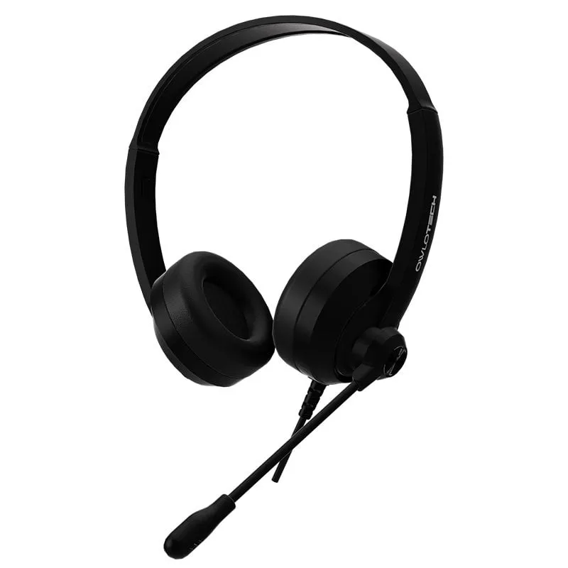Owlotech DeskBuds Cuffie Fascia con Microfono Nero - immagine 1