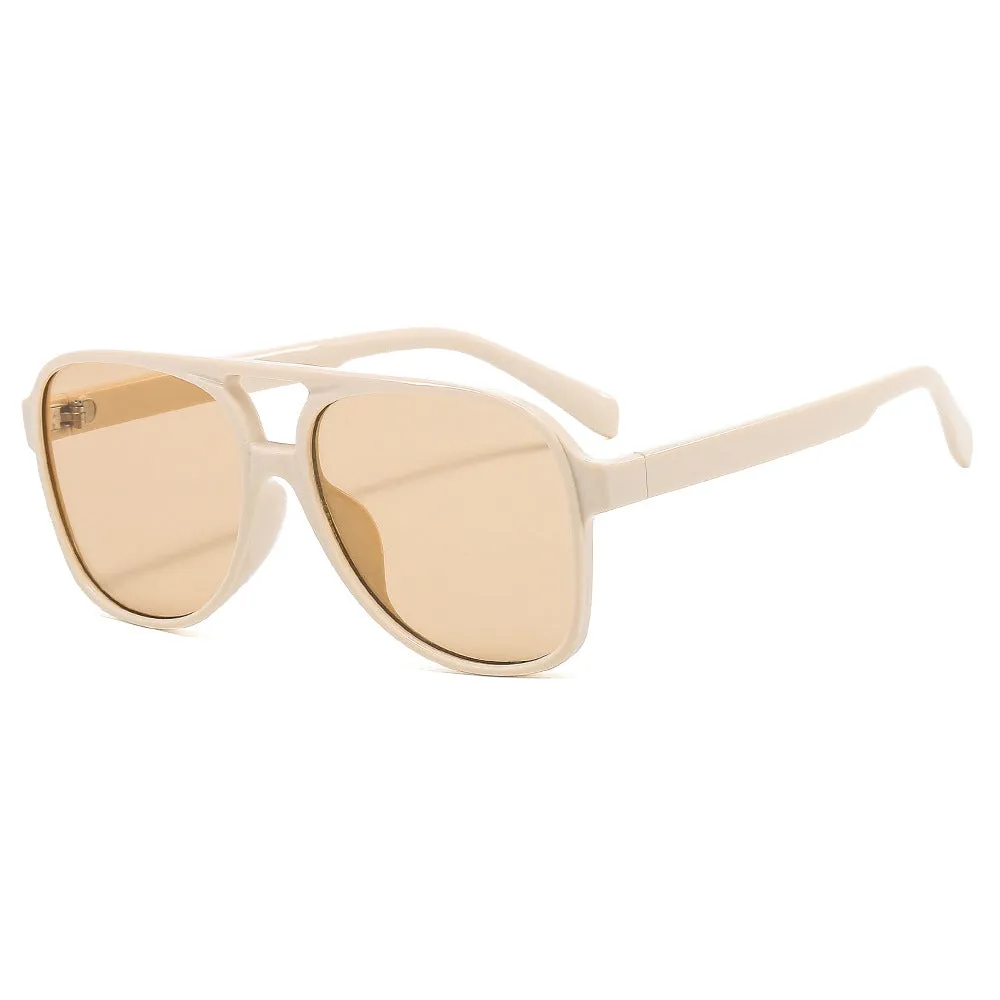 Occhiali da Sole Unisex Techsuit 98061, Protezione UV, Beige Marrone - immagine 1