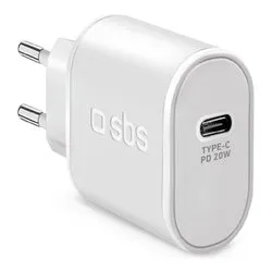 Caricabatterie USB Type-C WALL CHARGER 20W Power Delivery White TETR1CPD20 - immagine 1