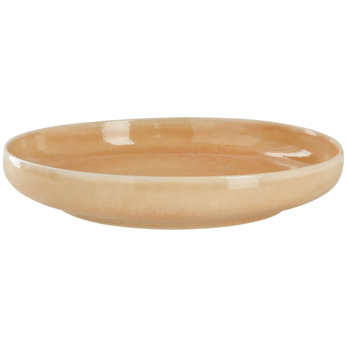 4x VEGA Piatto Cascais fondo; 700 ml, 22.5x4.5 cm (ØxH); albicocca; rotonda; 4 pz. / Pacco - immagine 1