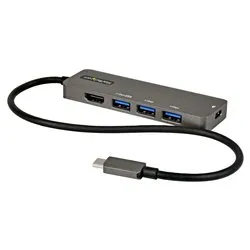 HUB 3 in 1 Mini Dock Usb C Pd 100W Grey DKT30CHPD3 - immagine 1