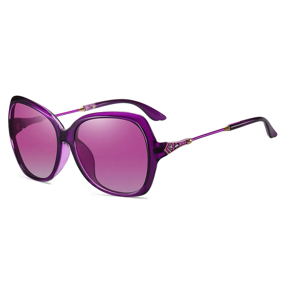 Occhiali da Sole Donna Techsuit 8881, Polarizzati, Protezione UV, Viola - immagine 1