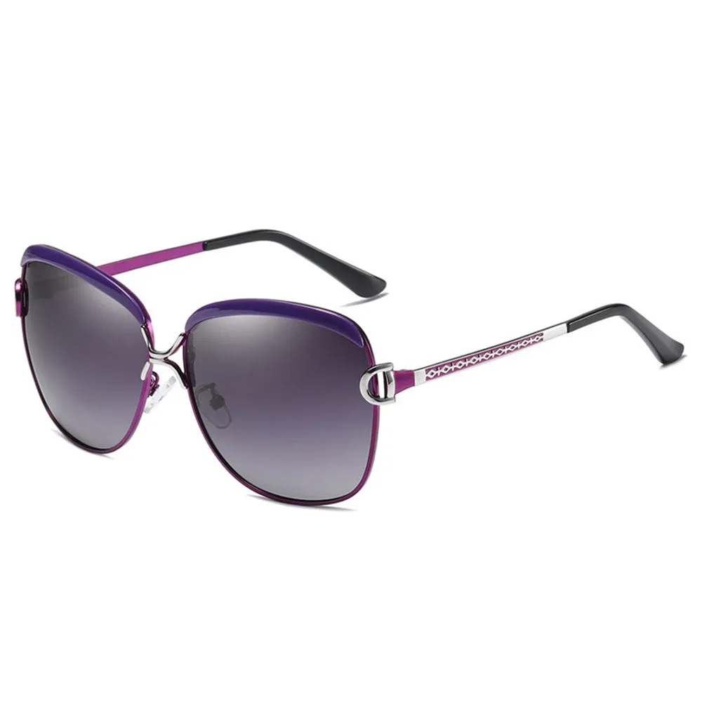 Occhiali da Sole Donna Techsuit 8702, Polarizzati, Protezione UV, Viola - immagine 1