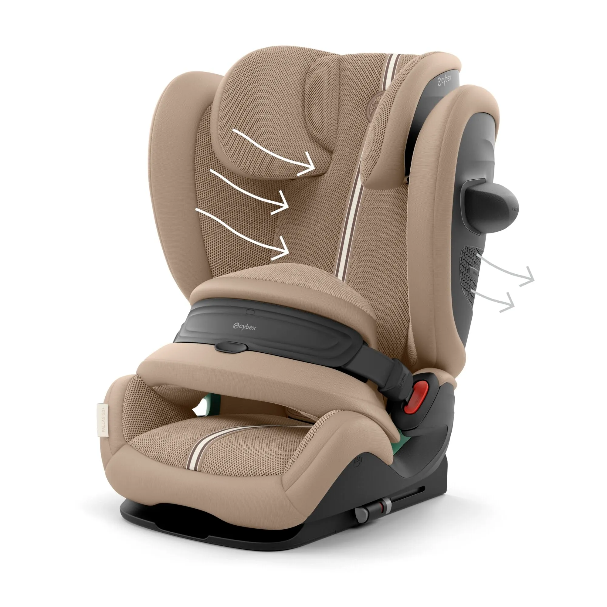 CYBEX Gold Seggiolino Auto Pallas G3 i-Size Plus, Almond Beige - immagine 9