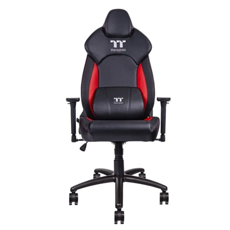 Thermaltake GGC-VCO-BRLWDS-01 sedia per videogioco Poltrona per gaming Seduta imbottita Nero, Rosso - immagine 1