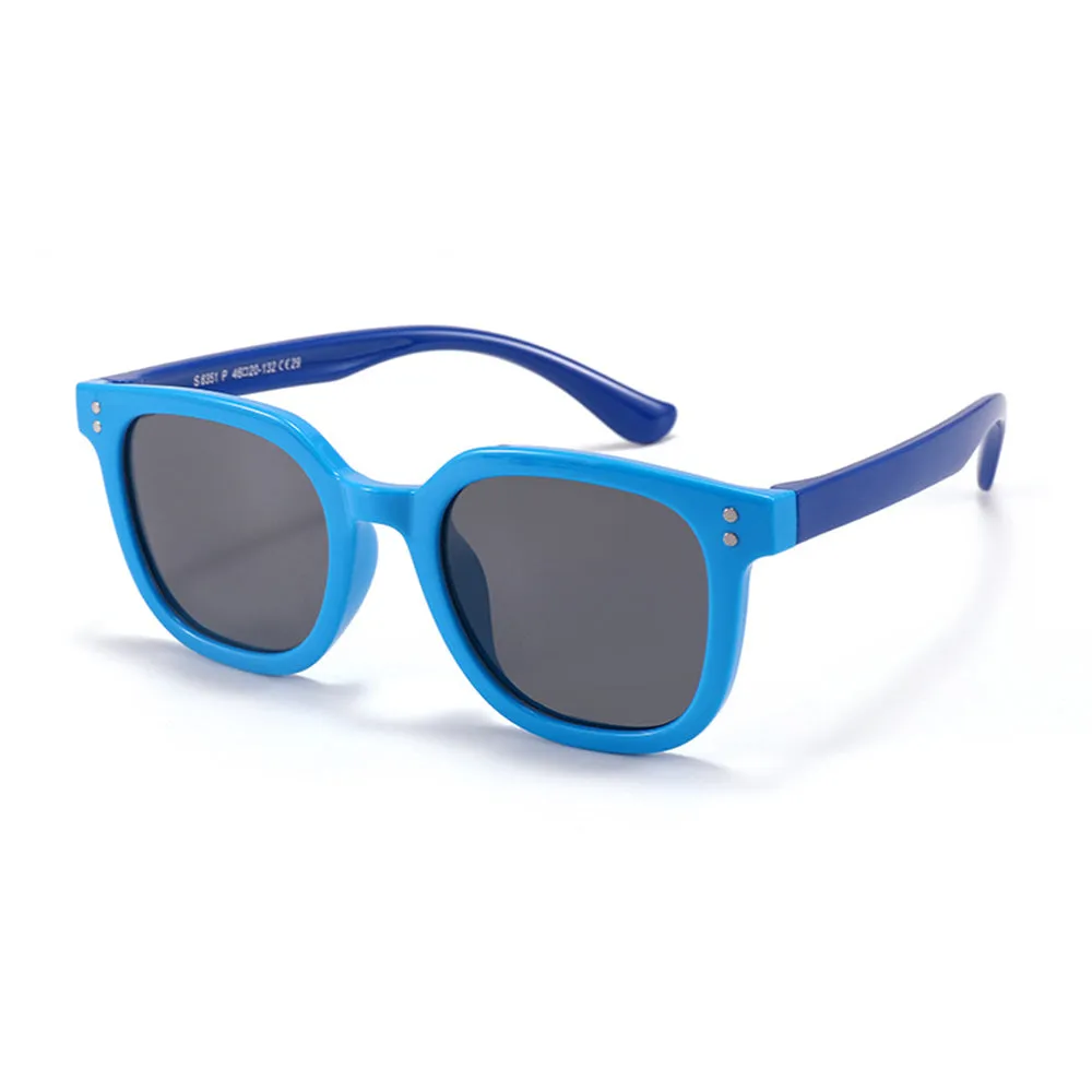 Occhiali da Sole Bambini Techsuit 8351-C29, Polarizzati, Blu - immagine 1